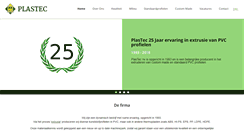 Desktop Screenshot of plastec.be