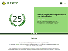 Tablet Screenshot of plastec.be